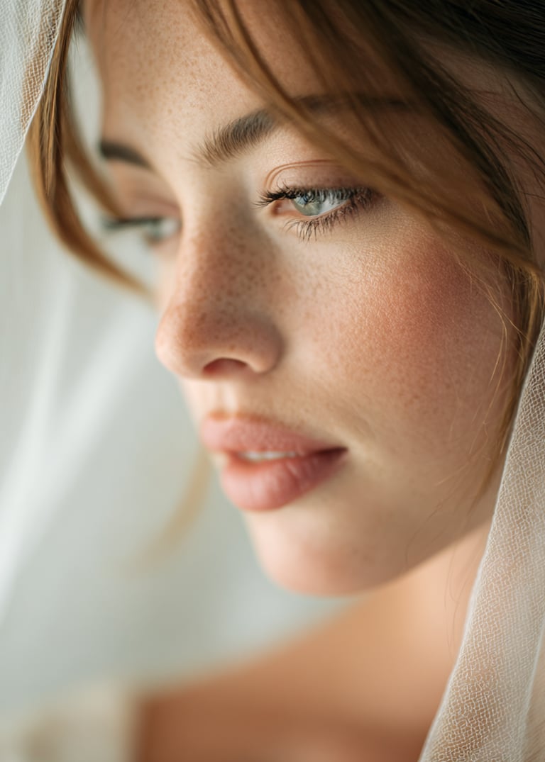 Luxury bridal hair styling for destination wedding