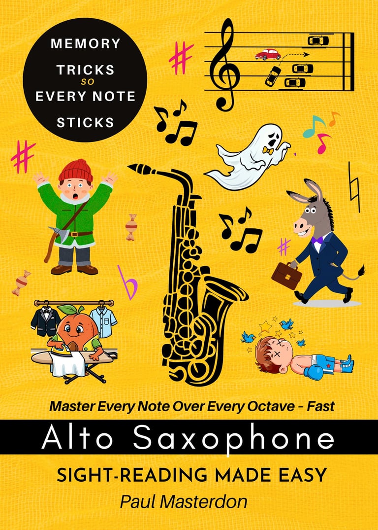 Alto sax mnemonics
