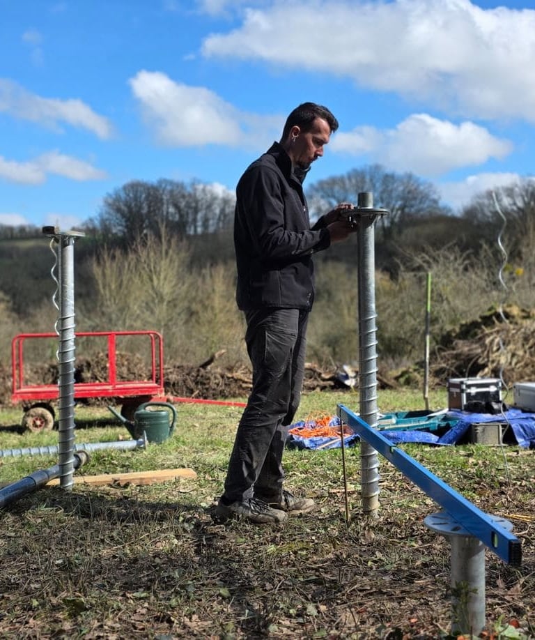 Fondation sèche sans béton dans le sud-ouest de la France