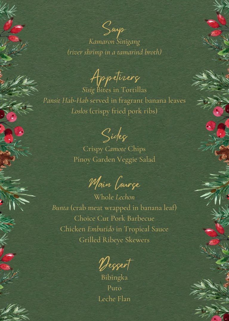 Christmas Buffet Dinner