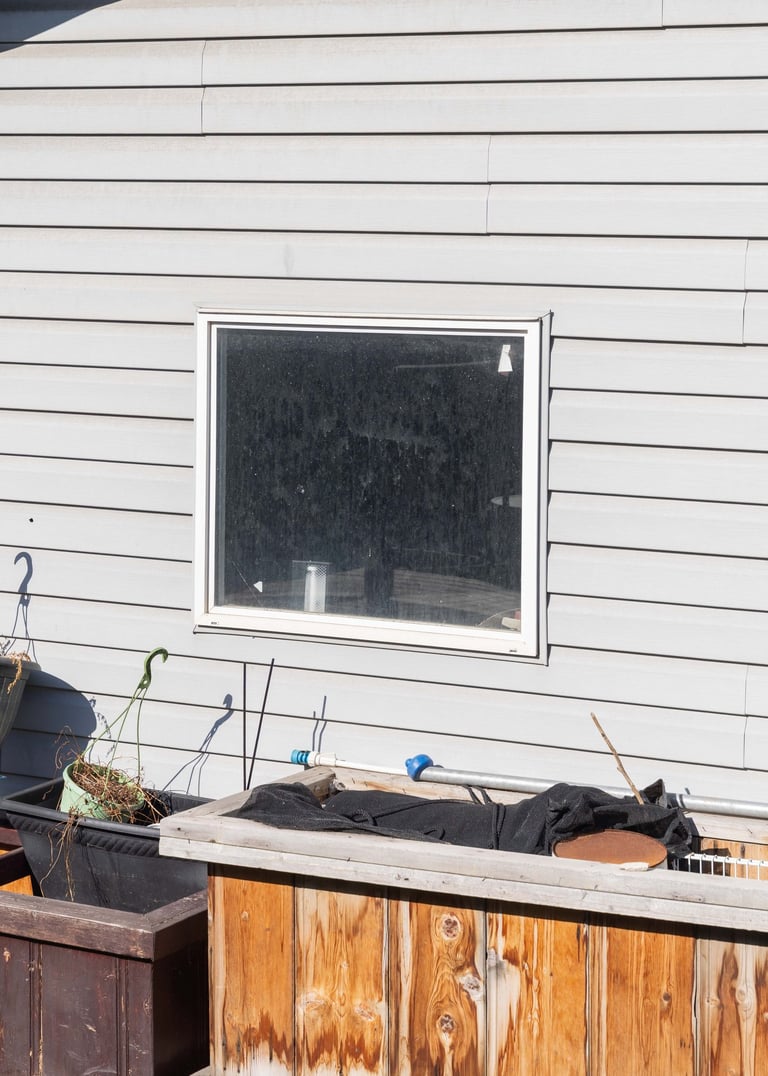 Dirty Residential Window