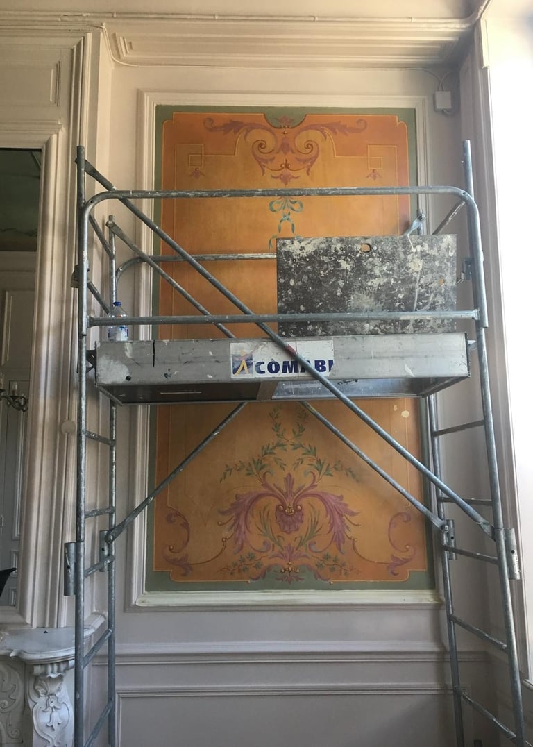 Échafaudage, intervention chez des particuliers