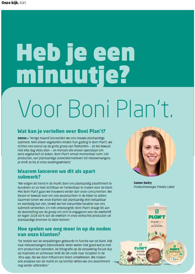 artikel uit personeelsmagazine Colruyt Group