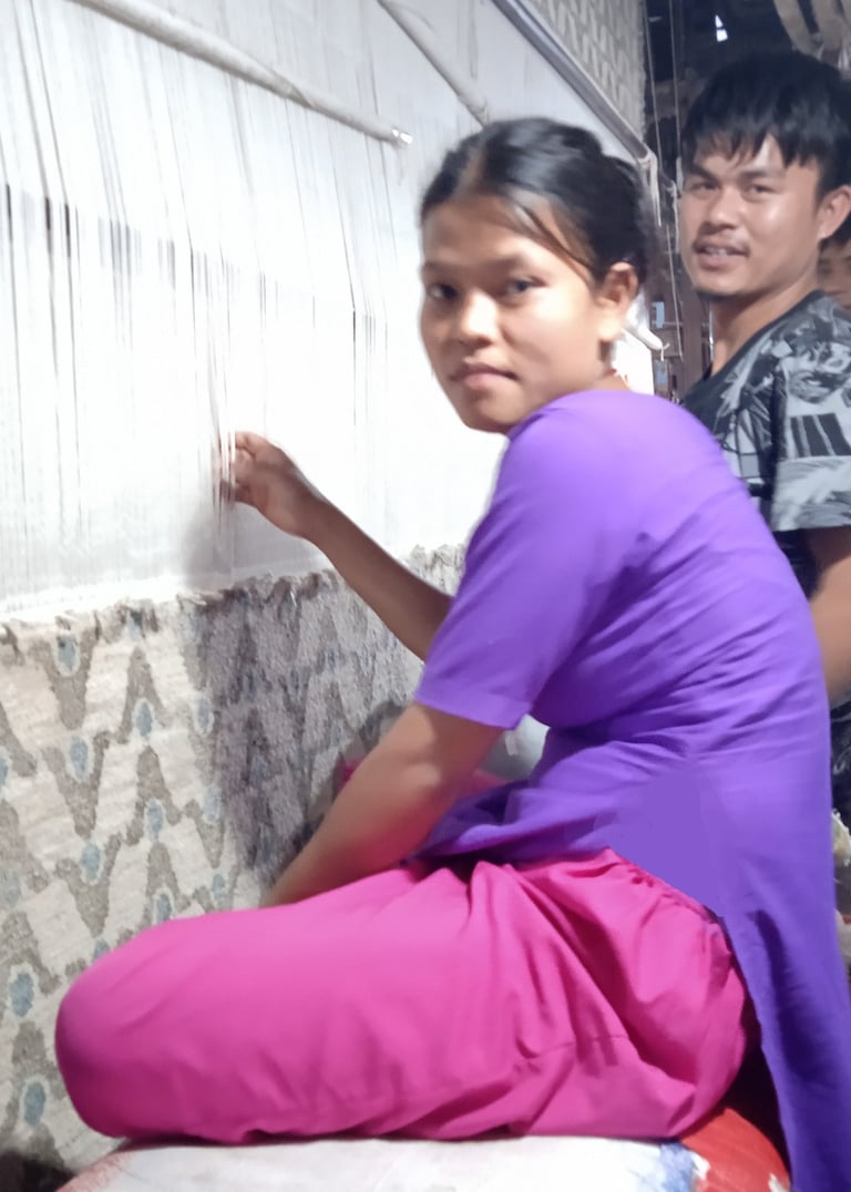 Handwoven Tibetan Hand Knotted rug at Himalaya Carpet Industry