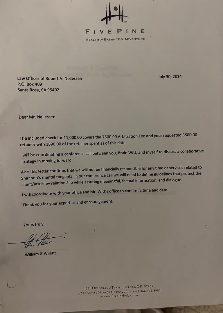 Focus Bob, it's all about what's in Shannon Falk's head.