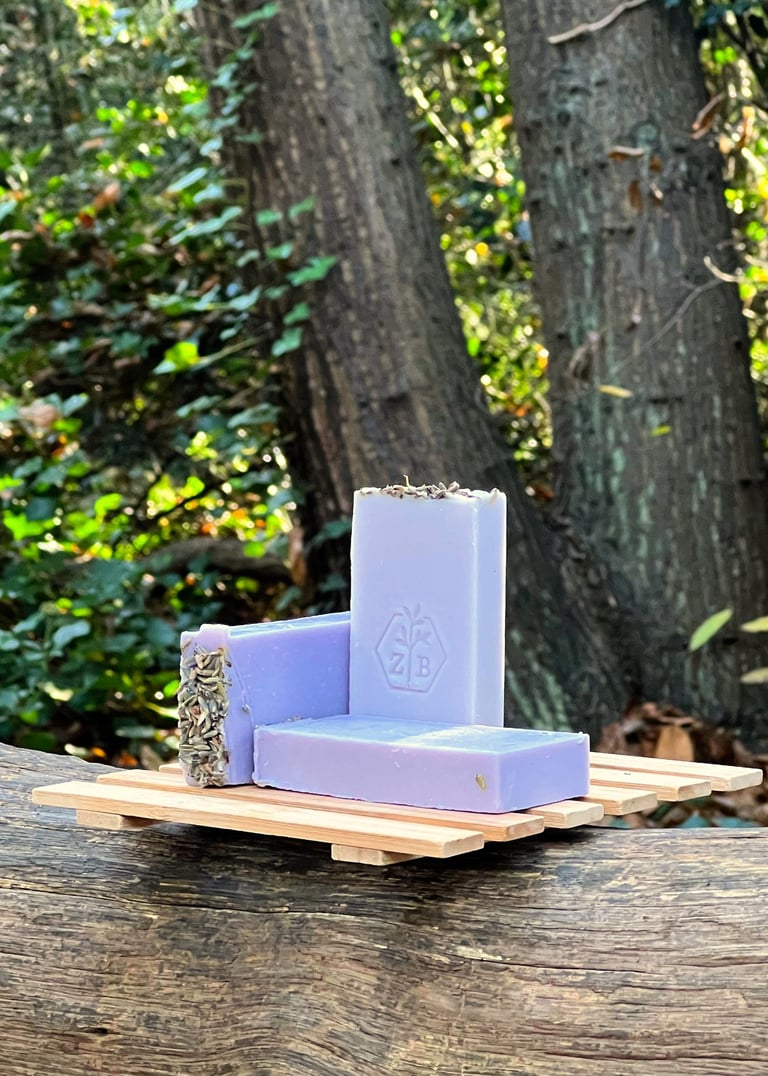 Zing's Botanicals lavender soap