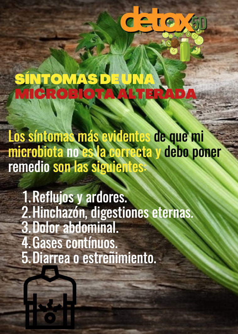 Síntomas de una microbiota alterada