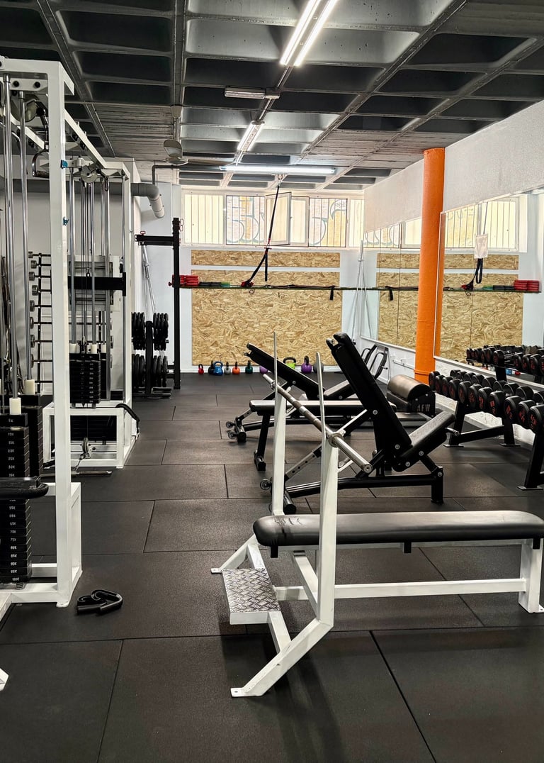 Sala de fuerza Gimnasio en Elda RST personal fitness