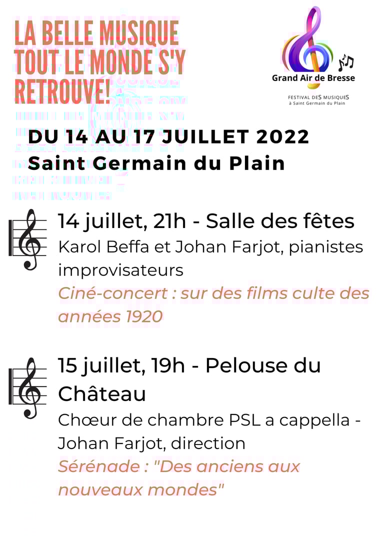 14 et 15 juillet de la première édition