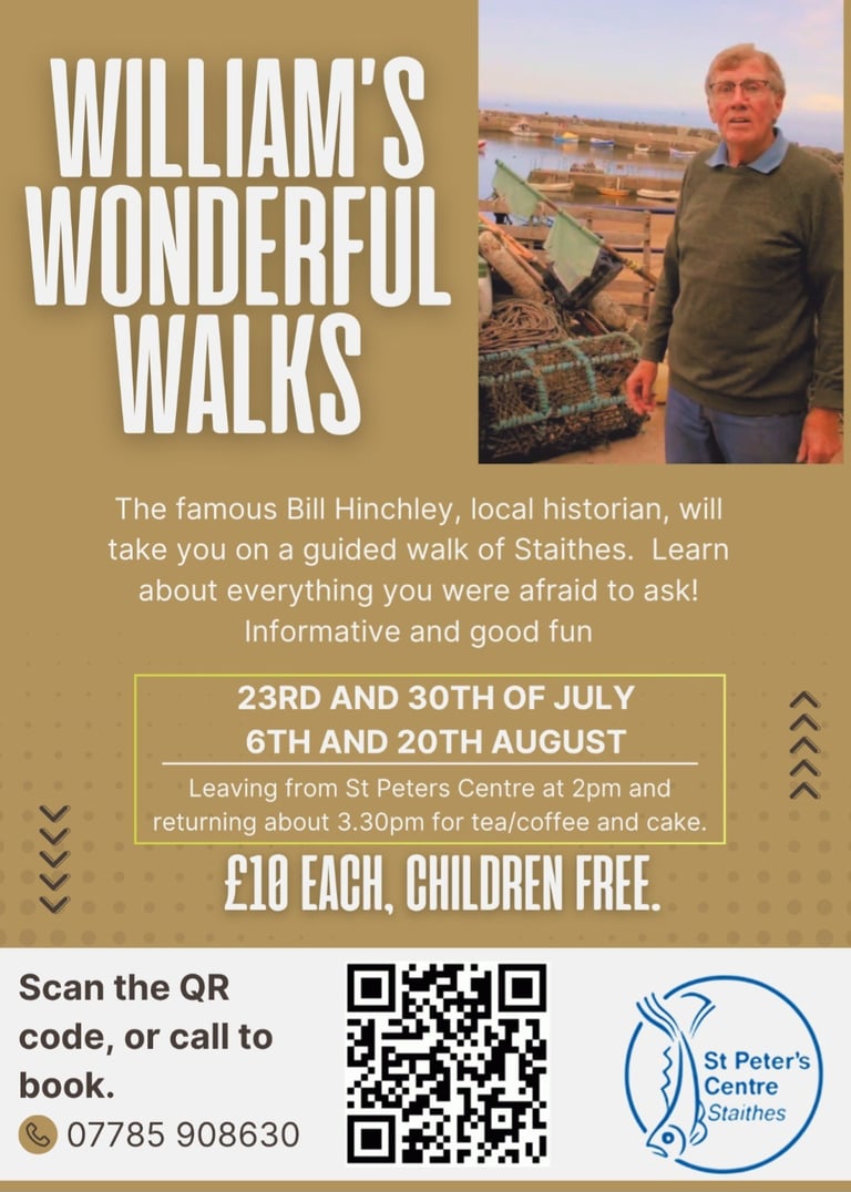 Staithes Guided Walks with Bill Hinchley