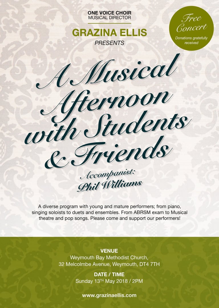 A Musical Afternoon 2018 Poster