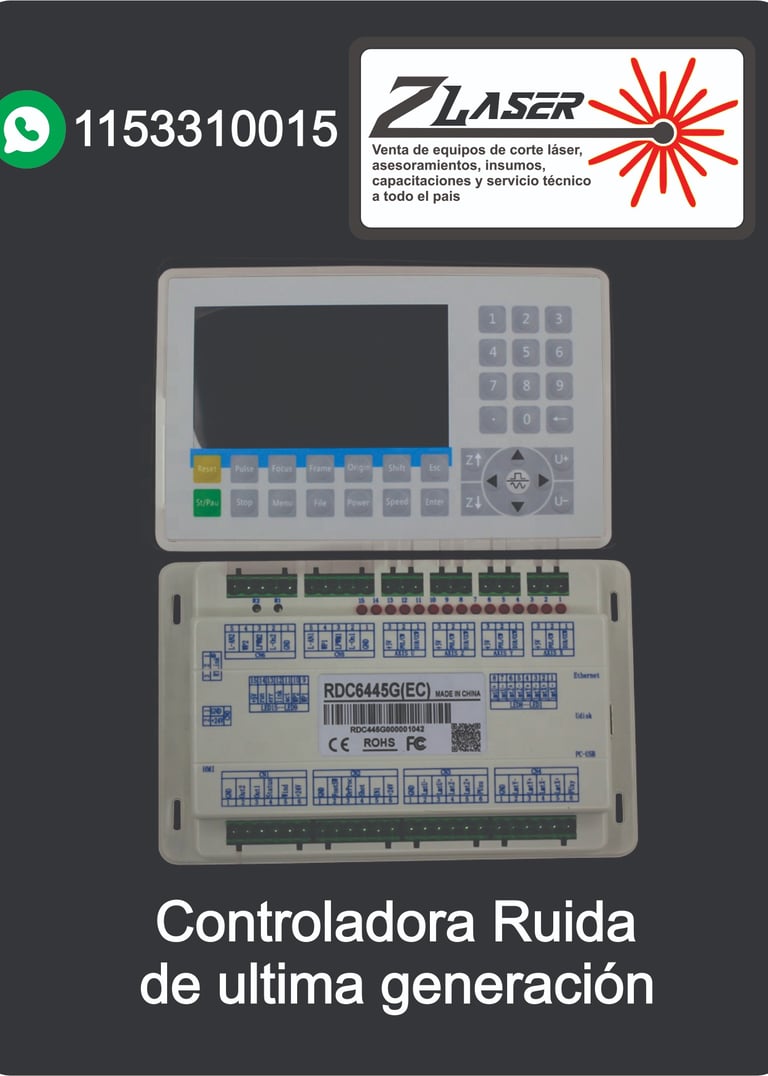 máquina de corte y grabado láser