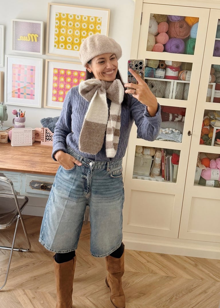 tutoriales tejer crochet bufandas