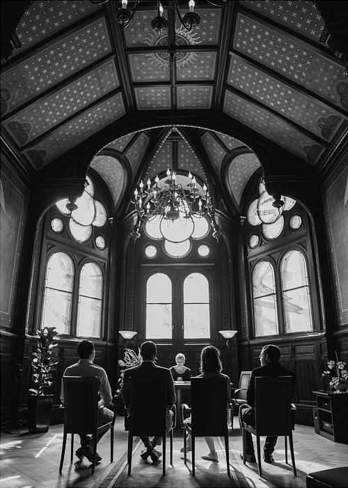 Trausaal des Standesamtes Neukölln.