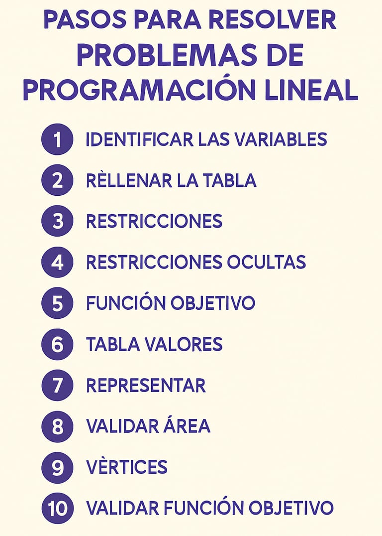 programación lineal