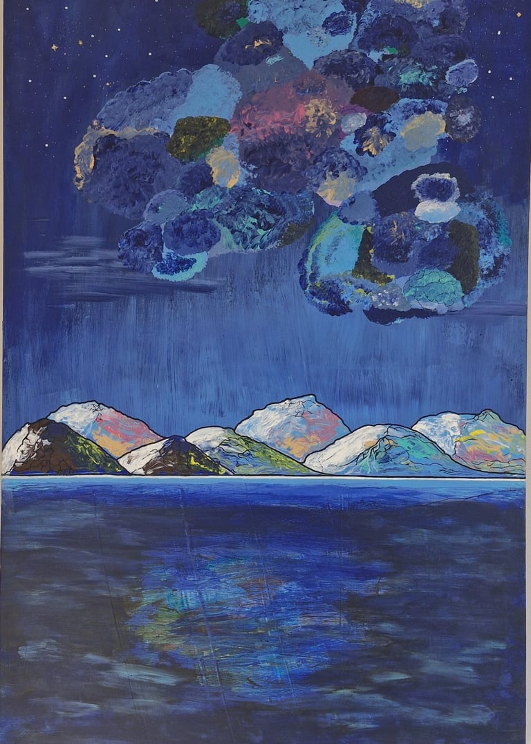 Suspended silence by Yomi Gbamis, Northern Ireland Artist