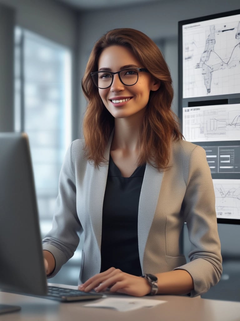 Large blue letters 'AI' stand prominently on a surface covered with a pattern of hexagonal shapes. Dark swirling lines intersect around the letters, creating a sense of motion and complexity. The background has a metallic sheen with a futuristic, digital style.