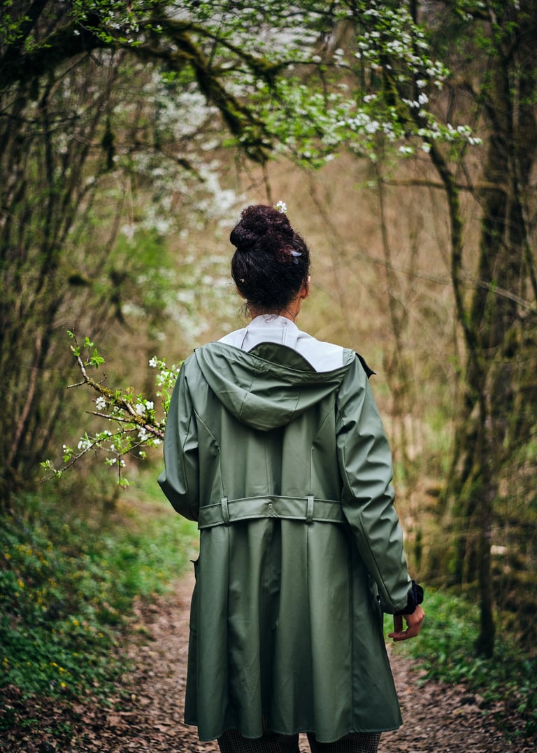Girl in the forest, bokeh, portrait photography 
