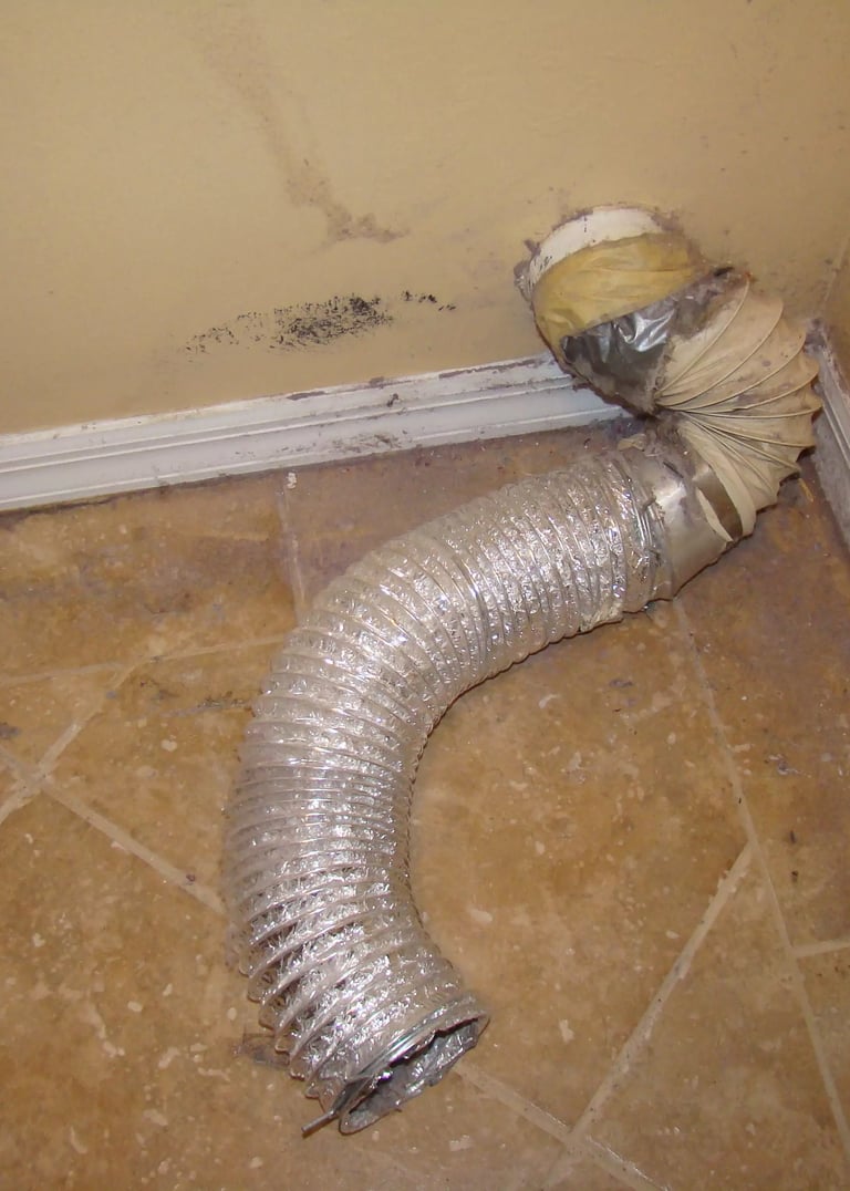 Need new dryer vent connection hose.
