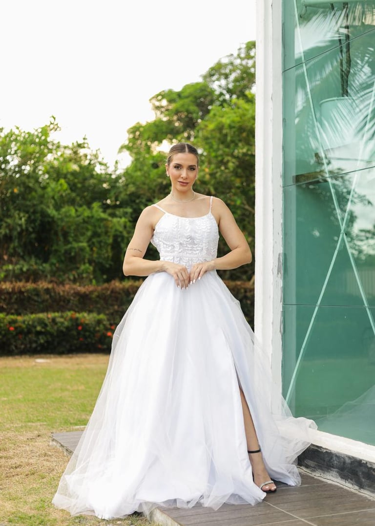 Vestido de noiva branco longo - Soberana Recife
