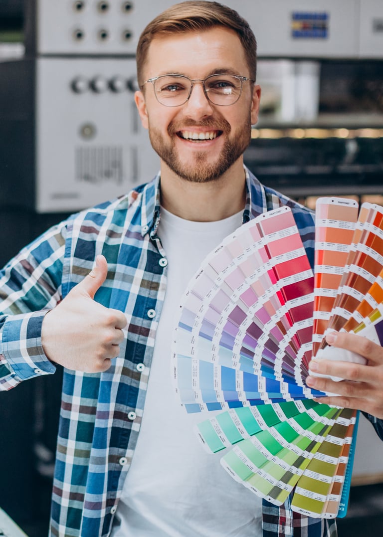 une équipe experte et professionnelle pour suivre la réalisation de vos imprimés