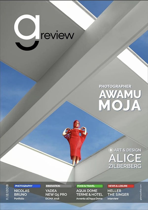 Cover of issue of Glamour Affair that contains article about artist Tal Avitzur.