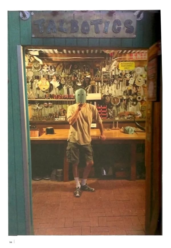Junkies Magazine that contains article about artist Tal Avitzur, page 94.