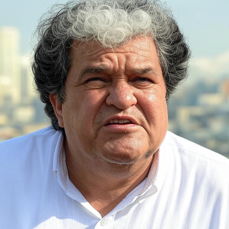 a man with a white shirt and a white shirt