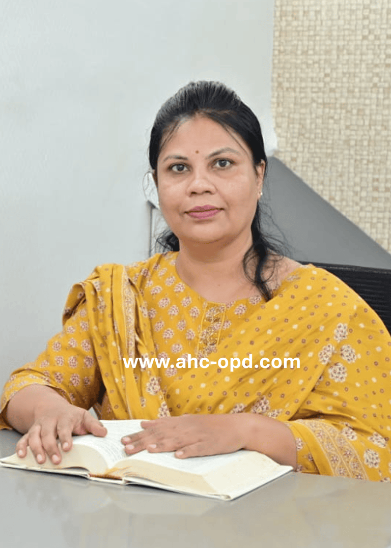 Dr Vaishali Shinde, MD Homeopathy, AHC-OPD