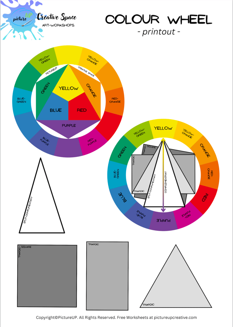 colour wheel print out