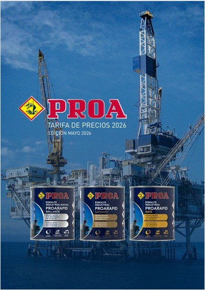 tarifa pdf descargable Pinturas Proa 2026