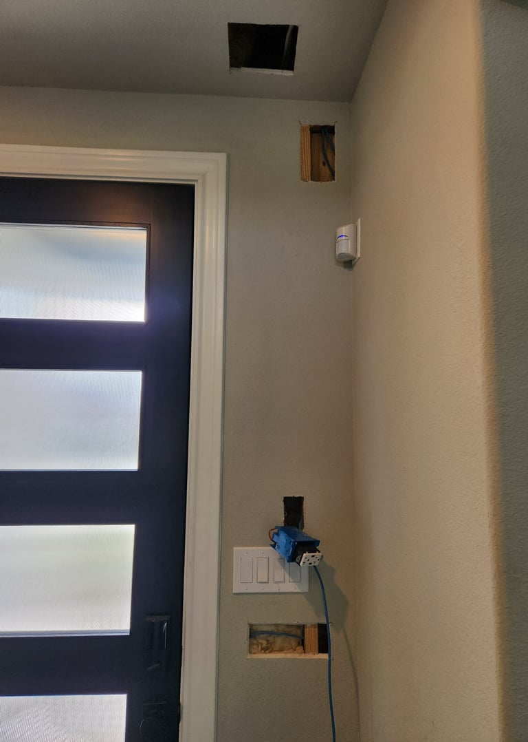 Add wiring for a new wired doorbell