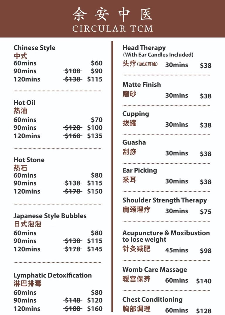 Price list