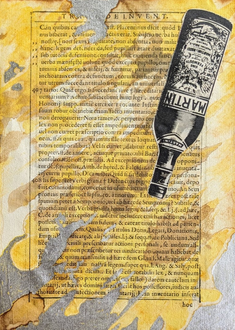 vintage collection - message in a bottle