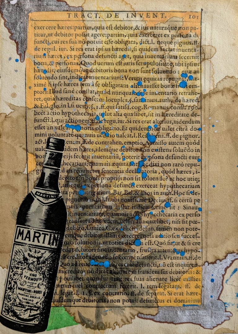 vintage collection - message in a bottle