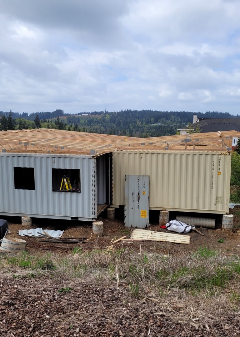 Shipping container house