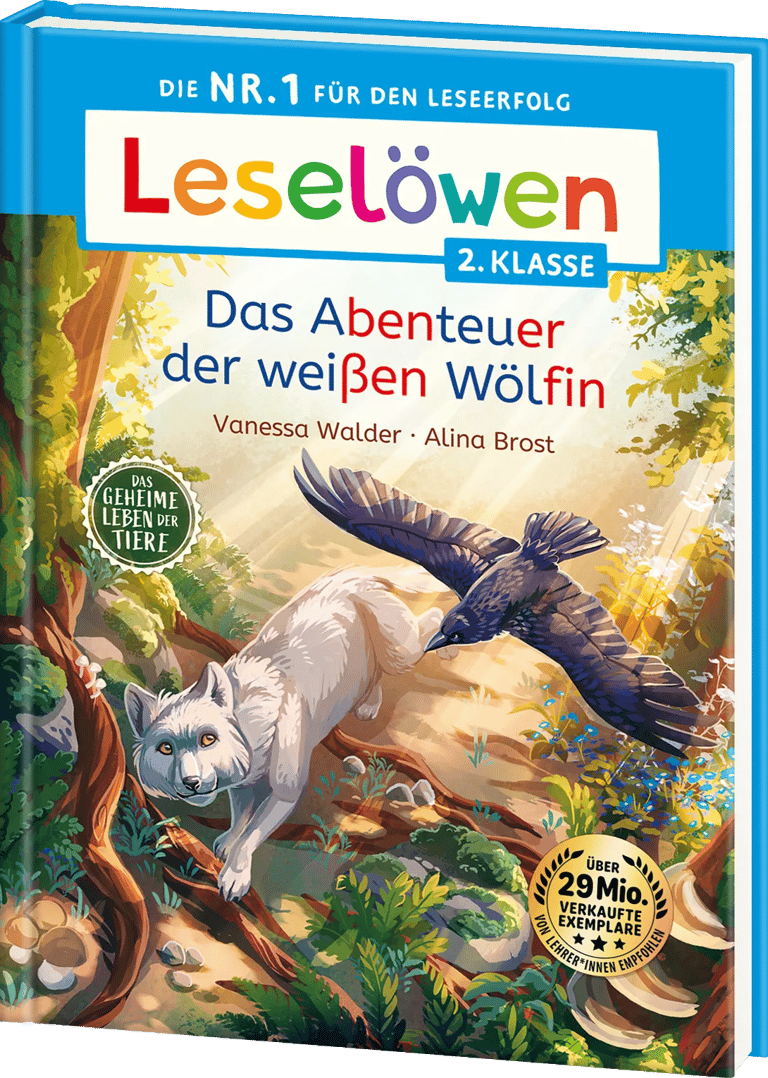 Cover Abenteuer der weißen Wölfin ELB in 3D