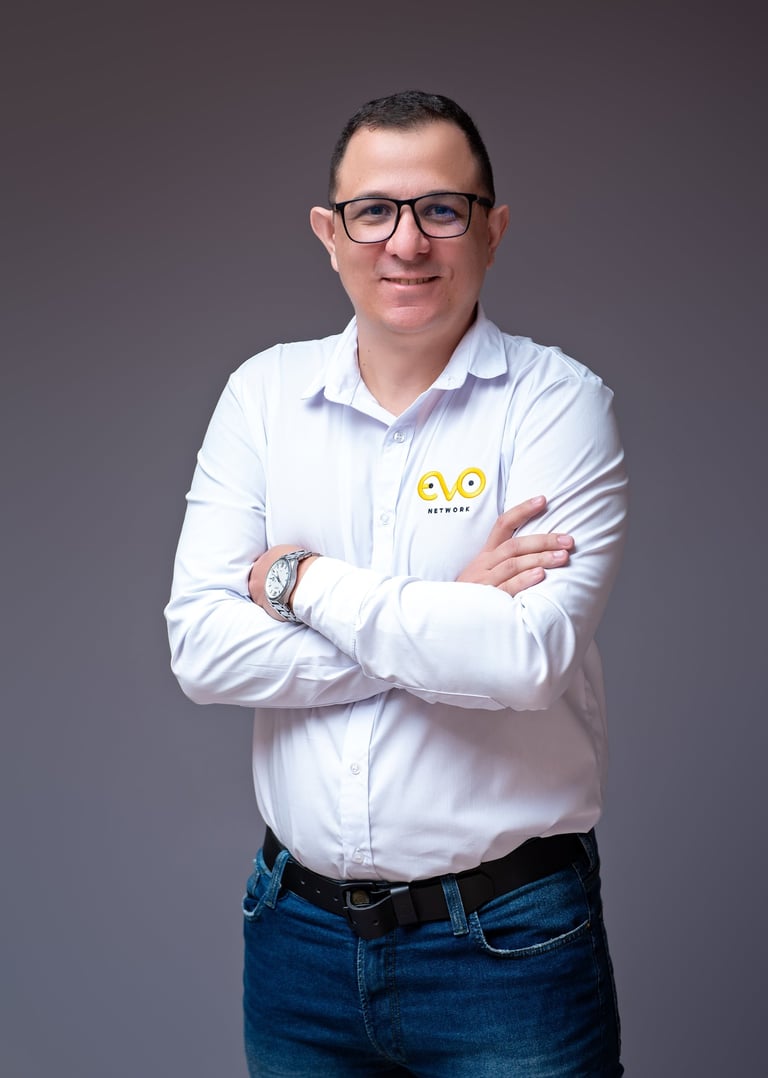 foto do CEO da empresa Evo Network