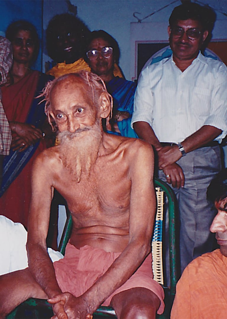 sri Amritananda and his guru