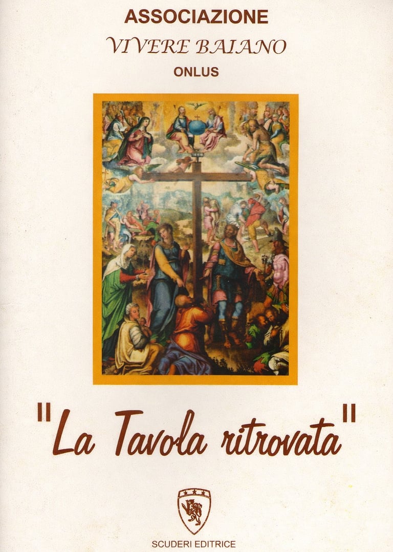 a poster of a religious cross with a picture of jesus on it