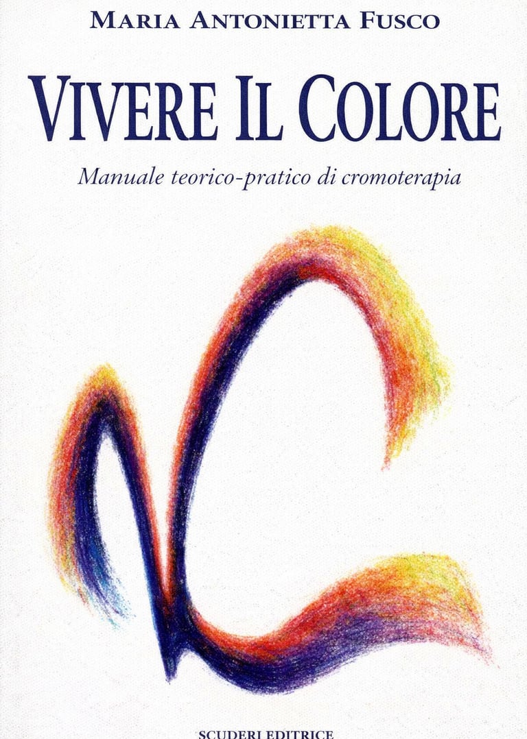 a book cover of a book with a colorful swirl