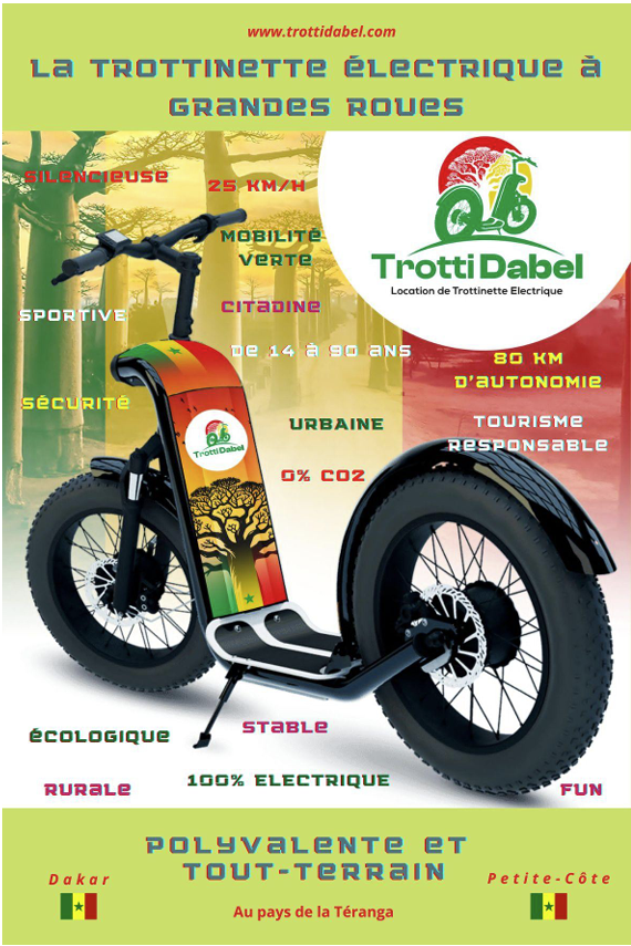 la trottinette électrique à grandes roues