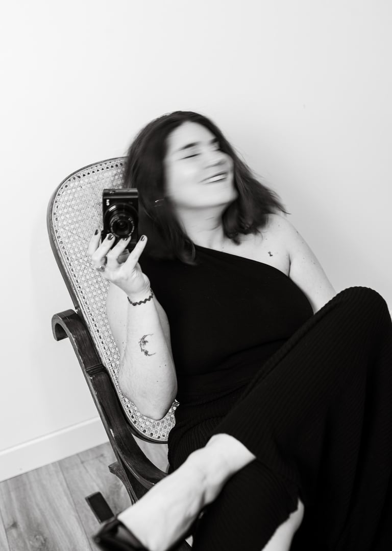 la photographe de mariage photographiée