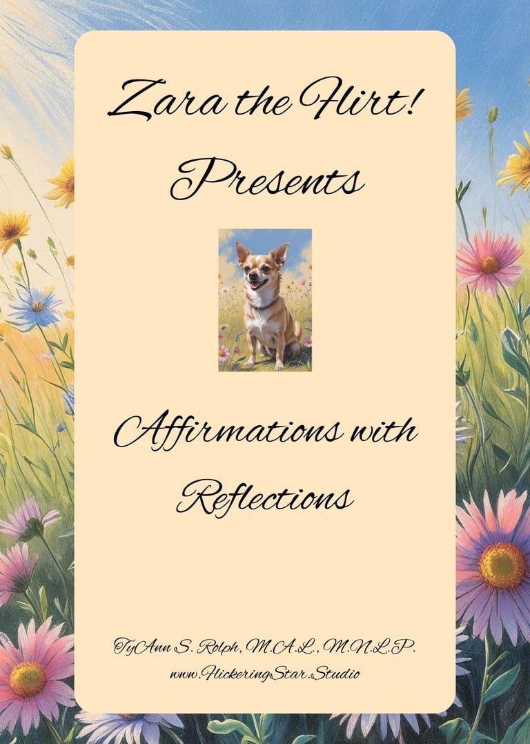 Zara the Flirt's Affirmations Book Cover