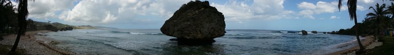 Bathsheba Beach in Barbados