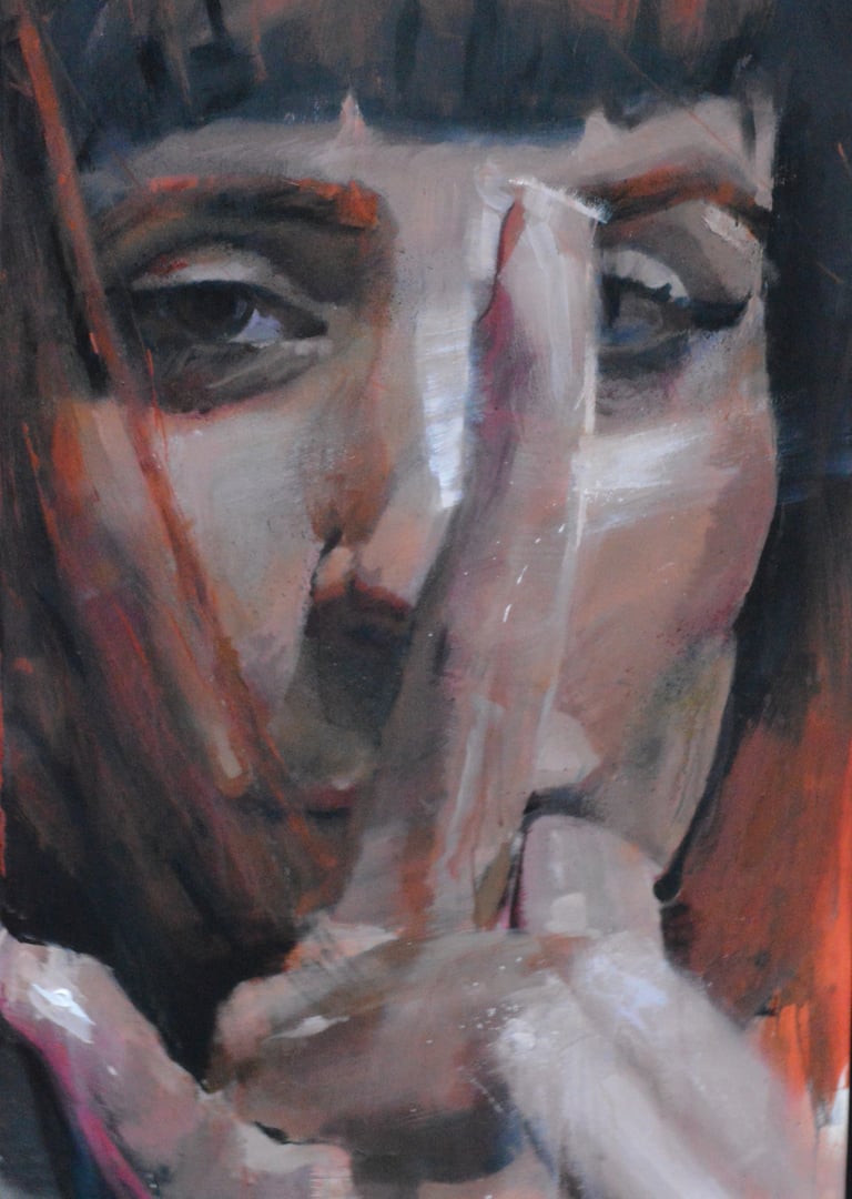 Reset - Acrílica sobre tela - 90cm x 120cm 