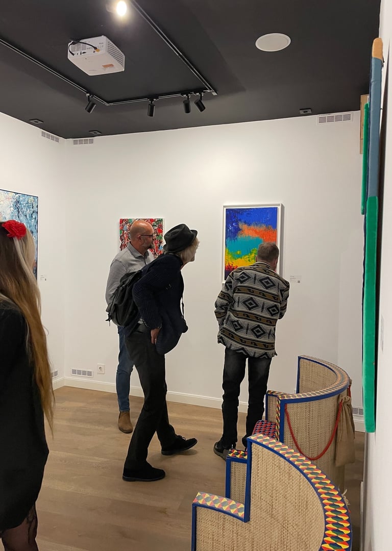 Exposition à Madrid Monat Gallery - Jacqueline Poitevin