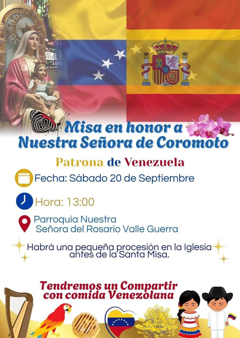 Misa Nuestra Señora de Coromoto en Valle Guerra