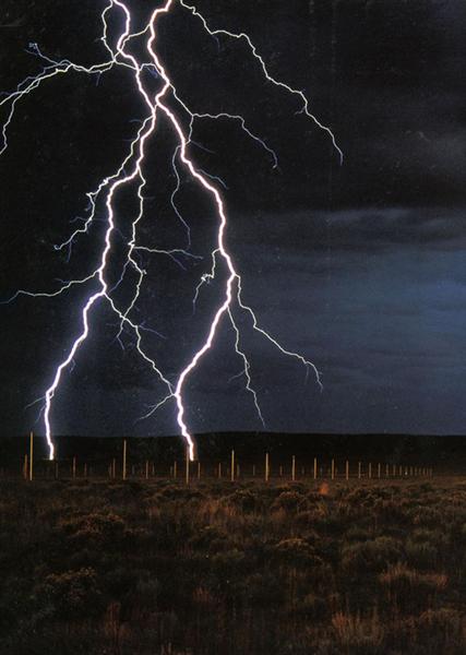 "The Lightning Field" (1977) de Walter De Maria: