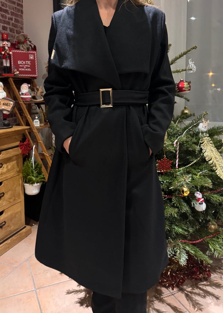 Manteau Angélique noir